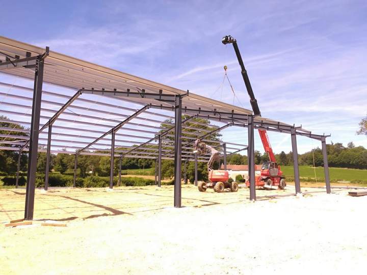 Construction de charpente métallique Soumans